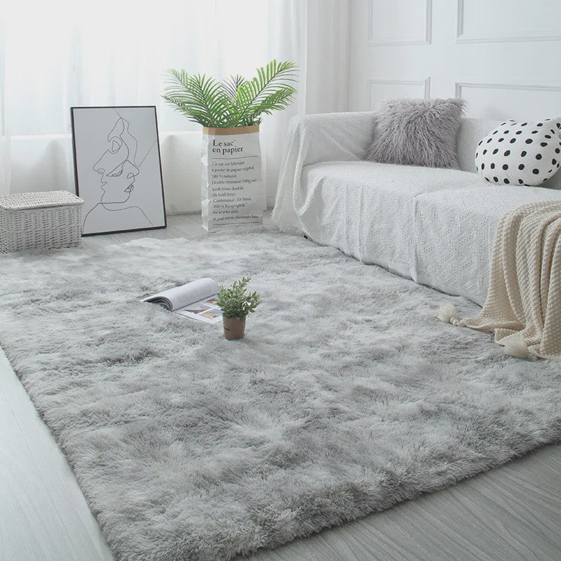 Luxe Witte Pluizige Vloerkleed - Zacht & Antislip voor Woonkamer & Slaapkamer
