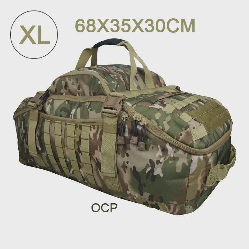 LQARMY Tactische Rugzak 45L/80L - Molle Systeem, Waterafstotend, Ideaal voor Camping, Reizen & Sport