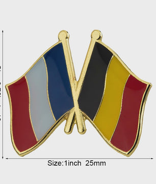 Belgische Vlag Speld - Stijlvolle Badge voor Kleding en Tassen