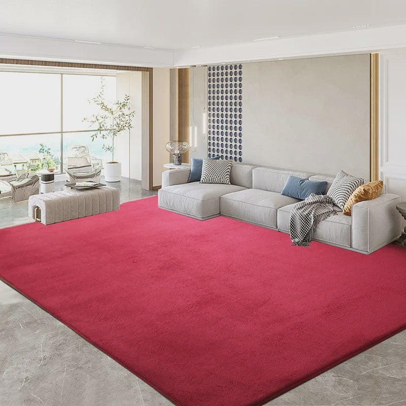Zacht Coral Fleece Vloerkleed Grijs - Comfortabel voor Woonkamer, Slaapkamer & Kinderkamer