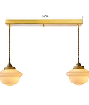 Japanse Glazen Hanglamp – Minimalistisch Nordic Design – LED E27 – Verstelbaar Snoer 200 cm – Sfeervolle Interieurverlichting