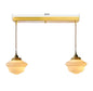 Japanse Glazen Hanglamp – Minimalistisch Nordic Design – LED E27 – Verstelbaar Snoer 200 cm – Sfeervolle Interieurverlichting
