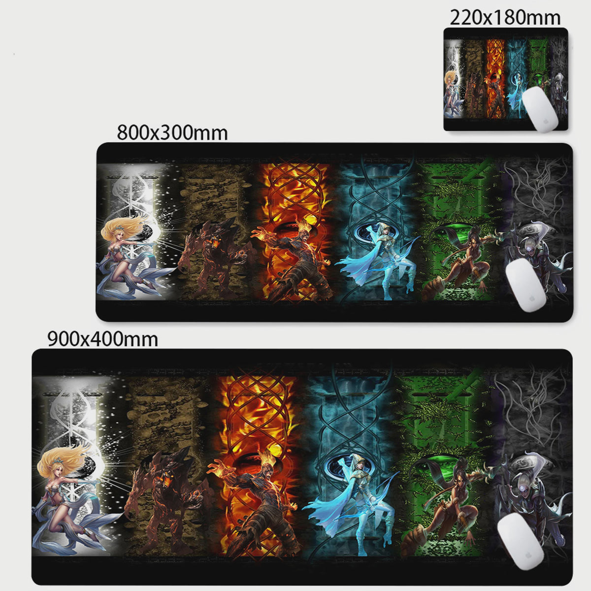 League of Legends XXL Gaming Muismat - Anti-slip Bureau Mat voor PC & Laptop