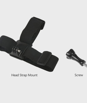 Action Camera Accessoires Kit: Hoofd- en Borstband Mount voor GoPro, Telefoon & meer