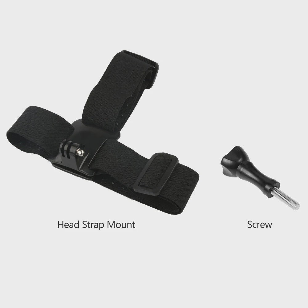 Action Camera Accessoires Kit: Hoofd- en Borstband Mount voor GoPro, Telefoon & meer