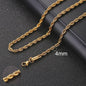 Vnox Gouden Kubaanse Ketting - Roestvrij Staal Unisex Halsketting