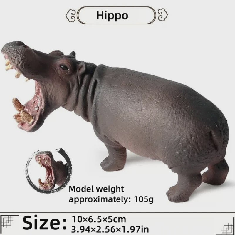 Realistische PVC Dierenfiguren Set: Wilde Dieren Collectie