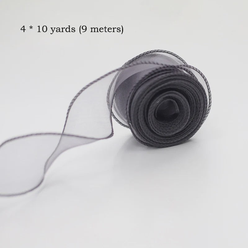Luxe Chiffon & Organza Lint - Perfect voor Knutselen, Cadeauverpakking & Bruiloftsdecoratie