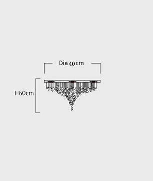 Luxe Kristallen LED Plafondlamp - Moderne Hanglamp voor Trappenhuis, Hal & Woonkamer