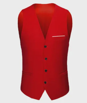 Stijlvol Heren Gilet - Slim Fit voor Bruiloft, Feest of Zakelijk