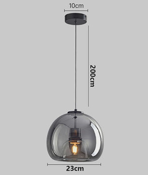 Moderne LED Hanglamp Glas - Design Plafondlamp voor Eetkamer & Woonkamer