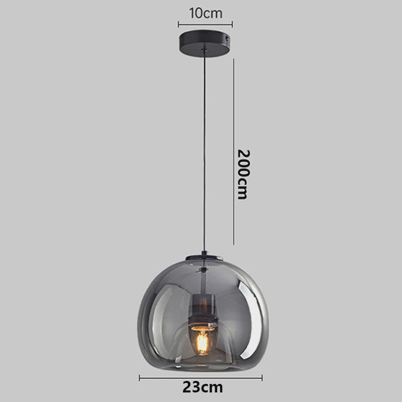 Moderne LED Hanglamp Glas - Design Plafondlamp voor Eetkamer & Woonkamer