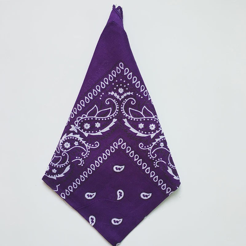 Klassieke Katoenen Bandana 55x55cm - Paisley Print Hoofdband voor Dames & Heren