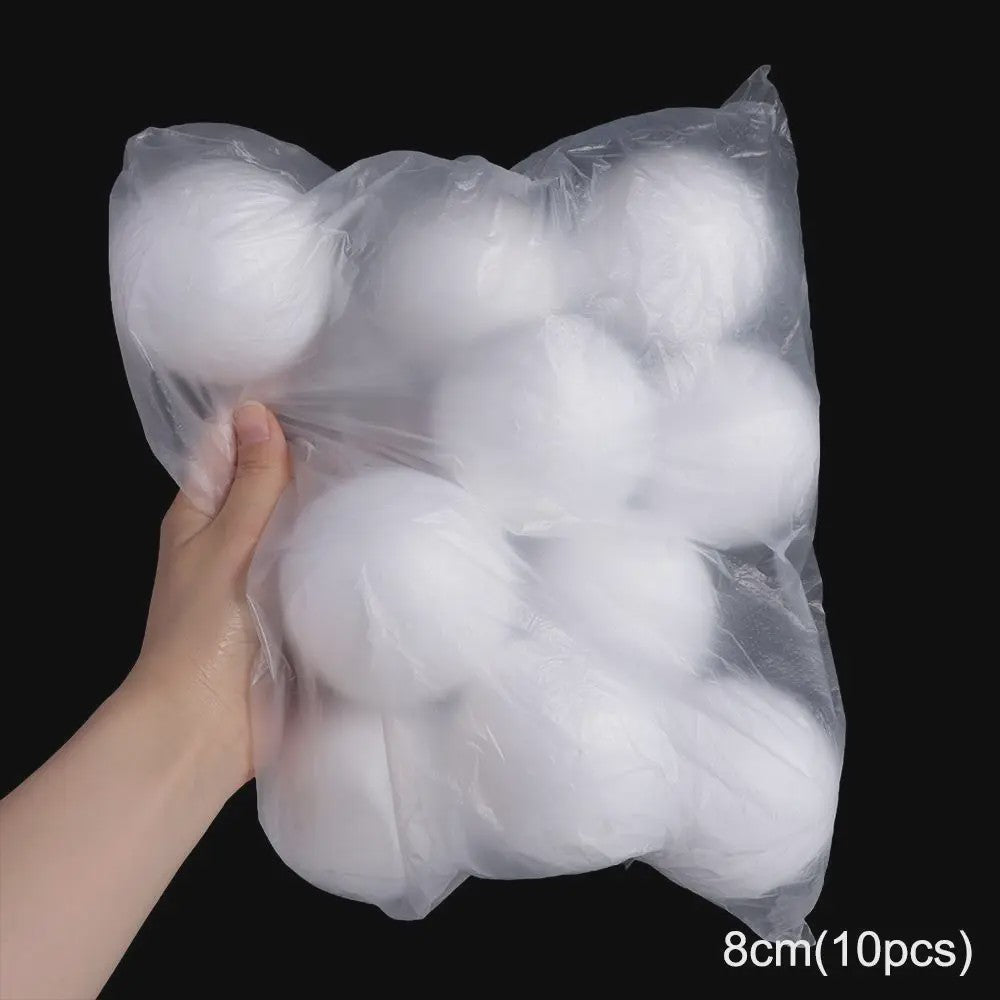 Mini Polystyreen Ballen Wit - Decoratie & Kerstversiering