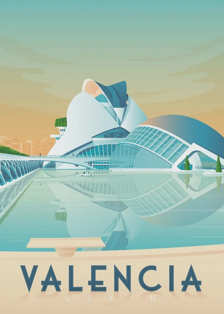 Nordic Canvas Poster: Kleurrijke Reisposters van Europese Steden - Parijs, Nice, Monaco