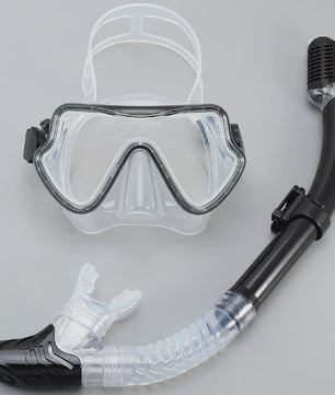 Professionele Duikbril en Snorkel Set voor Volwassenen - Panoramisch Gehard Glas