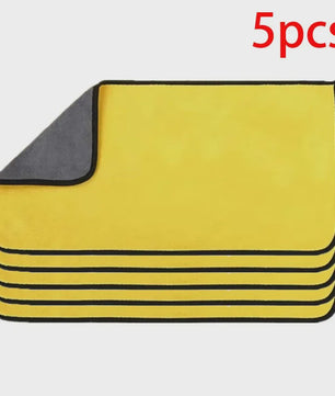 Microfiber Poetsdoeken 30x60cm - Zacht, Sneldrogend & Dubbellaags (1/2/3/6/10 Stuks)