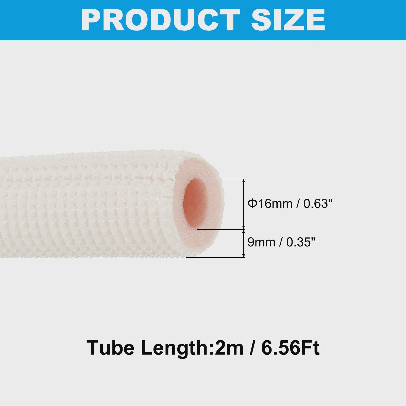 Isolatieschuim Buizen voor Airconditioner Leidingen - Warmte- en Koudeisolatie (1/2/3 Meter)