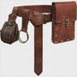 Middeleeuwse Cosplay Lederen Riem met Tas en Decoratieve Sleutels - Renaissance & Halloween Accessoire