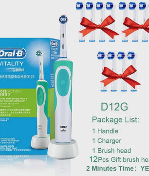 Oral-B Vitality 3D White Elektrische Tandenborstel - Roterende Reiniging & Inductieladen