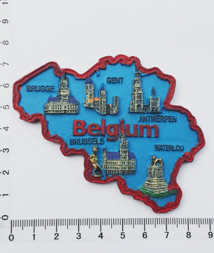 België Koelkastmagneet - Souvenir & Reistafel voor Huisdecoratie