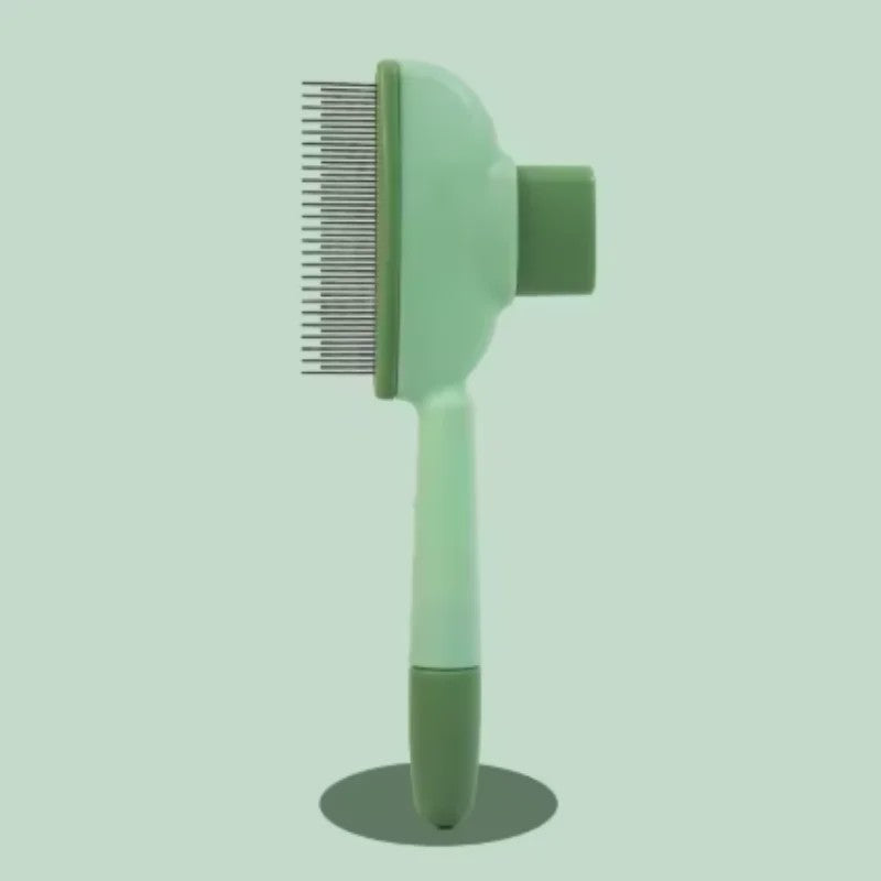 Zelfreinigende Hondentondeuse met één knop - Efficiënte Huisdier Haarverwijderaar & Borstel