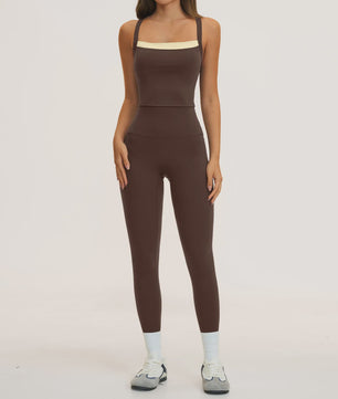 Dames Yogaset: Seamless Sport BH & Hoge Taille Legging