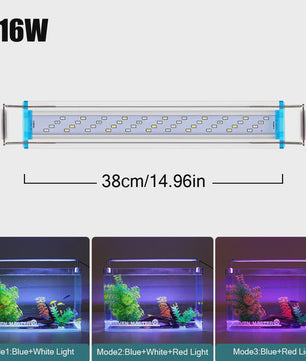 Super Bright LED Aquarium Lamp - Verstelbare Clip-on Verlichting voor Planten & Vissen (18-70cm)