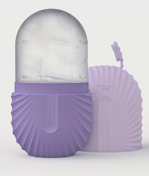 Gezichtsroller & Gua Sha Set: Luxe Roestvrij Staal & IJsroller voor Huidverzorging