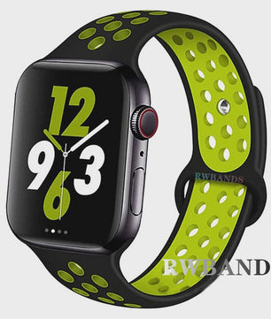 Ademende Sportband voor Apple Watch (38-49mm) - Comfortabele Vervangingsband