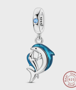 925 Sterling Zilver Charms: Walvishaai, Zeepaardje & Dolfijn - Luminous DIY Sieraden & Cadeaus