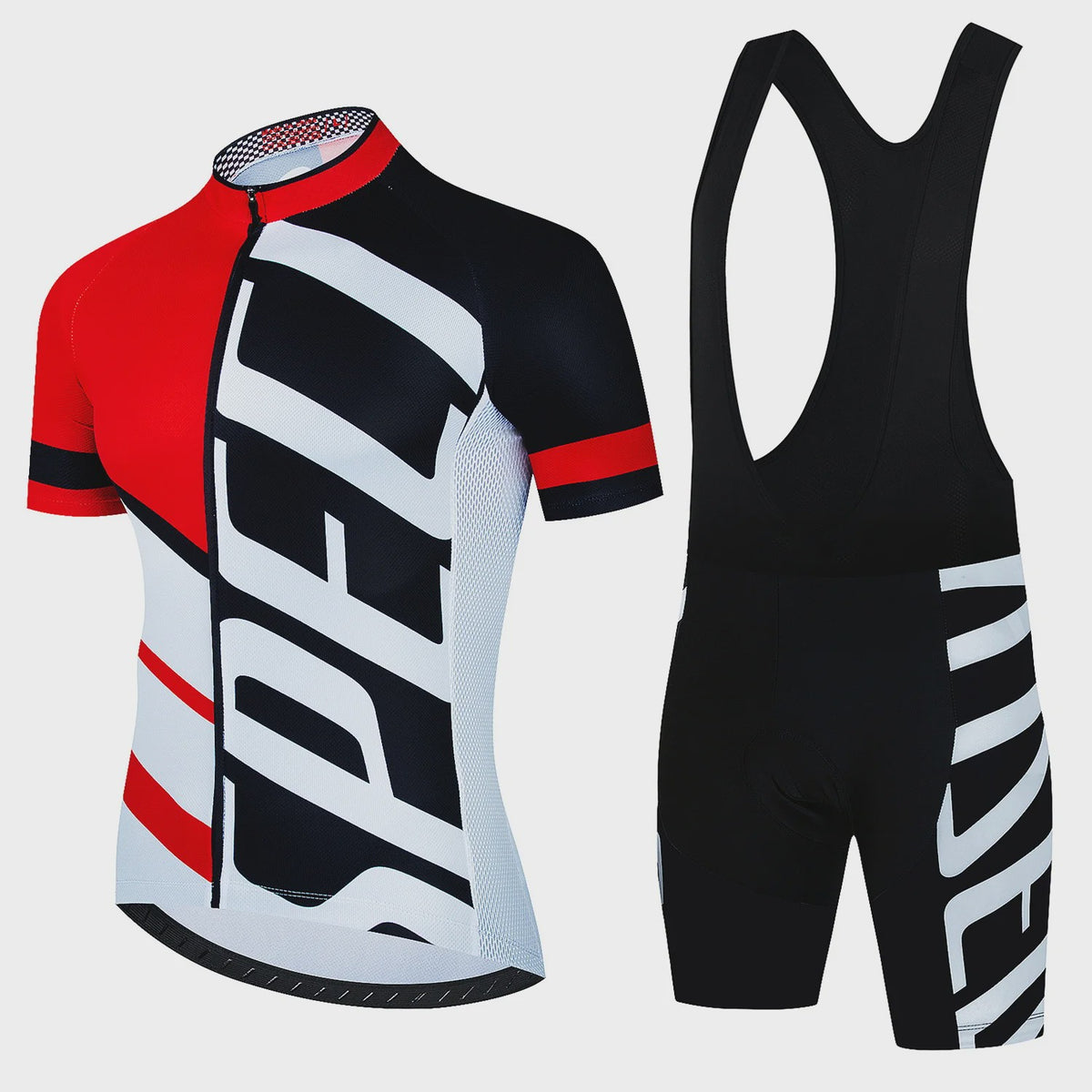Professionele Fietskleding Set Heren - Zomer MTB Shirt & Bib Shorts