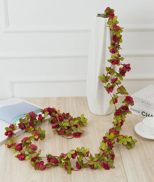 250cm Kunst Rozen Slier - Decoratieve Nepbloemen Slang voor Bruiloft, Huis & Tuin