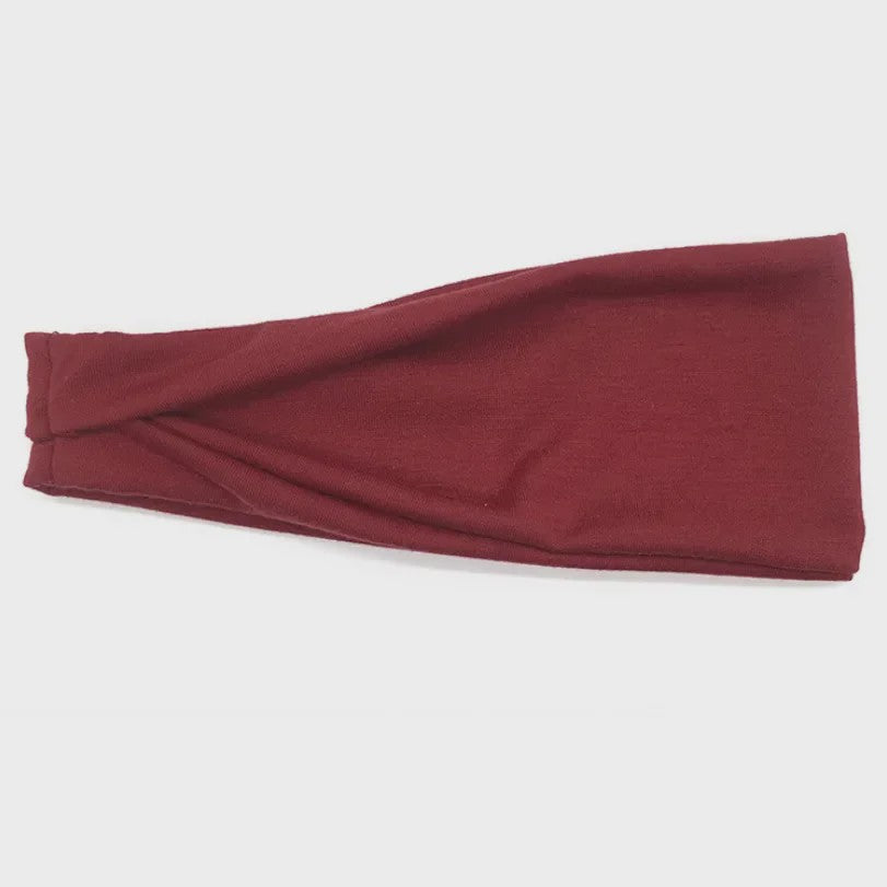 Dames Haarband Twist Katoen - Sportieve Turban Hoofdband met Knoop