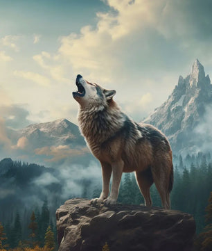 Canvas Posters: Majestueuze Wilde Dieren & Berglandschappen voor aan de Muur