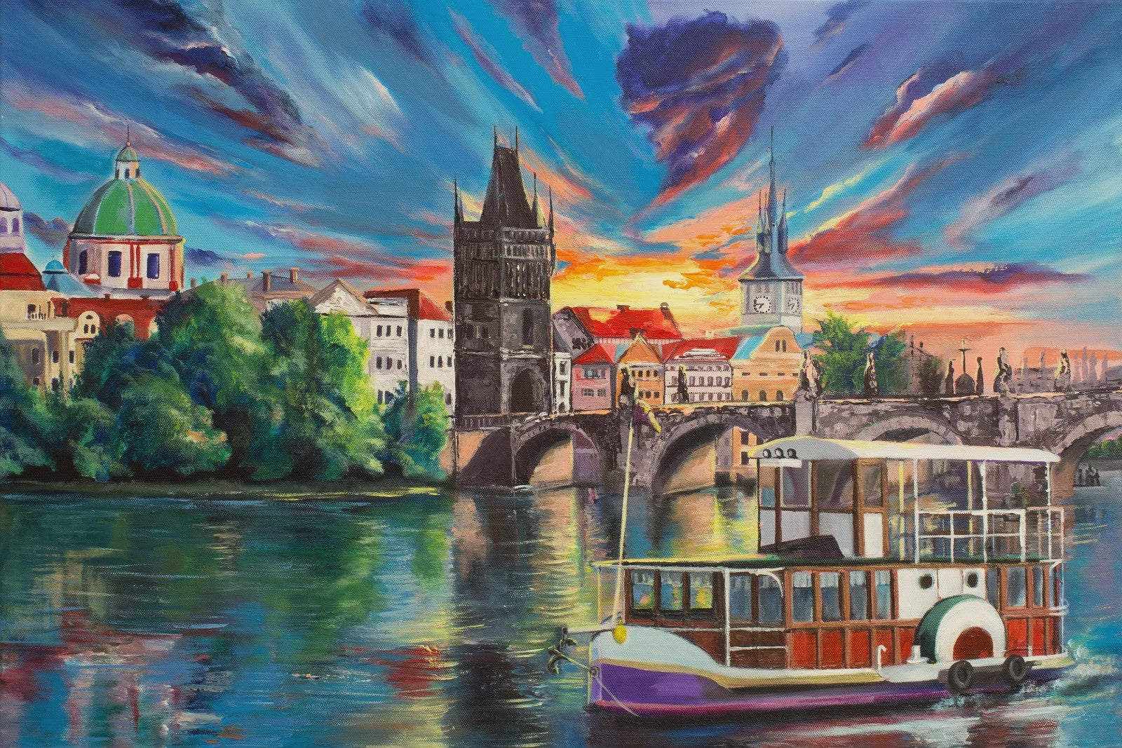 500 Stukjes Puzzel: Prachtige Landschap & Olieverf Kunst - Ontspanning voor Volwassenen & Familie