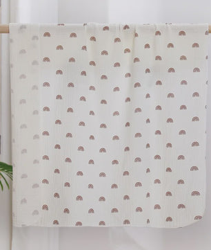 Zachte Muslin Swaddle Deken voor Baby's - Katoen, 80x80cm, met schattige prints
