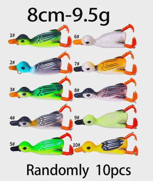 Realistische Eenden Vissen Lokaas - 8.5cm, 12g - Perfect voor Baars, Karper & Snoek