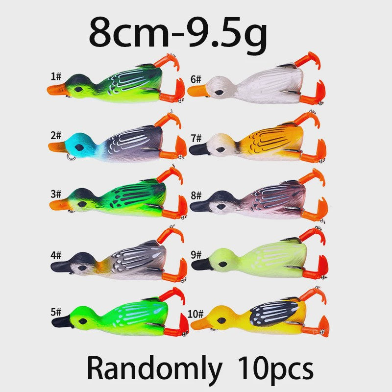 Realistische Eenden Vissen Lokaas - 8.5cm, 12g - Perfect voor Baars, Karper & Snoek