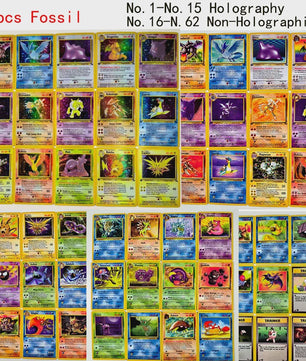 Verzamelkaarten: Base, Jungle, Fossil, Neo, Gym - Complete Collectie