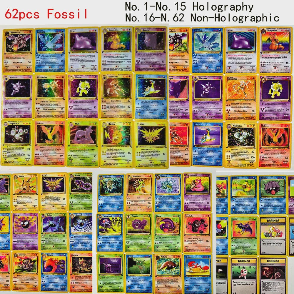 Verzamelkaarten: Base, Jungle, Fossil, Neo, Gym - Complete Collectie