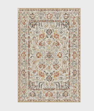 Wasbaar & Opvouwbaar Perzisch Retro Vloerkleed | Zacht Imitatie Kasjmier voor Woonkamer, Slaapkamer & Hal
