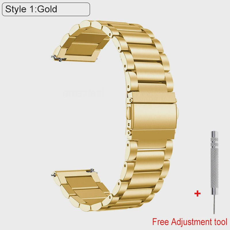 RVS Horlogeband Vervanging voor Huawei Watch GT 2/3 Pro, Watch 4 - 20/22mm