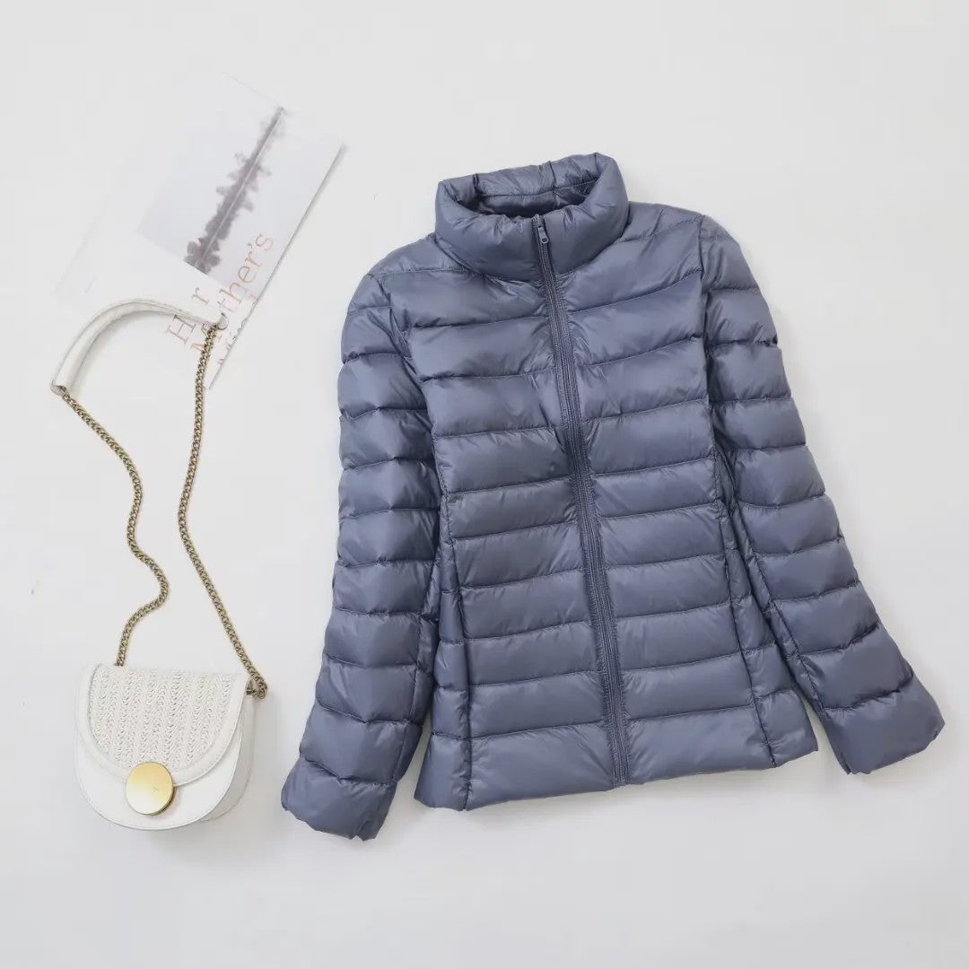 Dames Lichtgewicht Donsjack - Kort, Warm & Stijlvol Lente Jack - 15 Kleuren