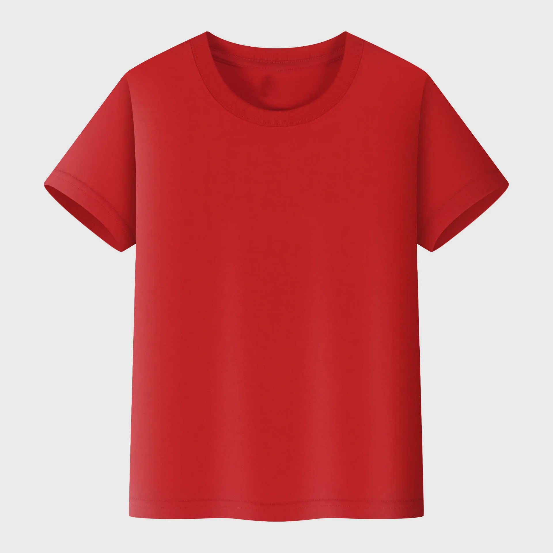 Basic Katoenen T-shirt voor Kinderen & Baby's - Jongens & Meisjes - Wit & Roze - Maten 1 t/m 14 Jaar