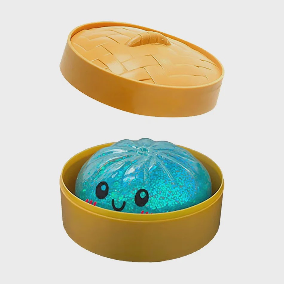 Glitter Dumpling Squishy: Zachte Stressbal voor Eindeloos Speelplezier