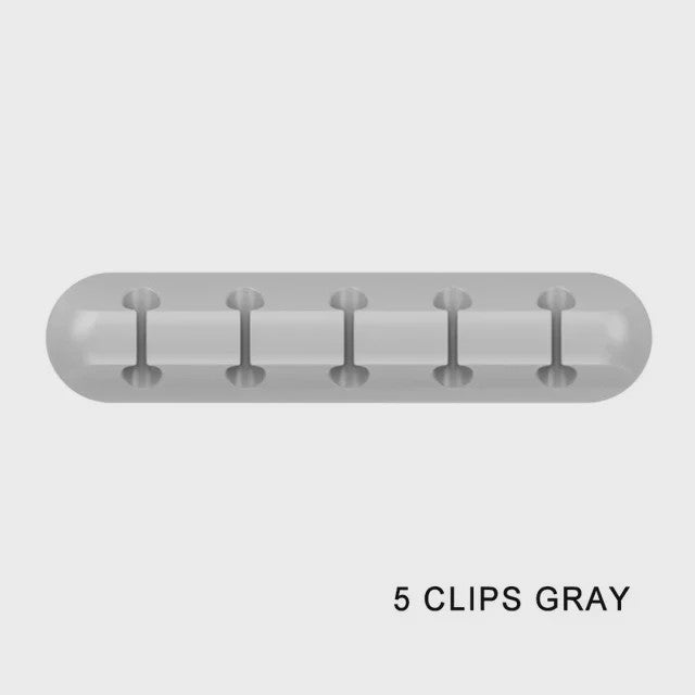 Universele Kabel Organizer Clips - Houd uw Bureau Netjes en Georganiseerd
