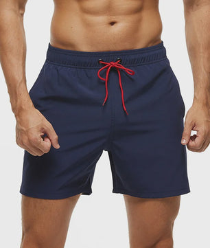 Heren Zwembroek Zomer Sportief Ademend met Elastische Tailleband, Mesh Voering en Zakken