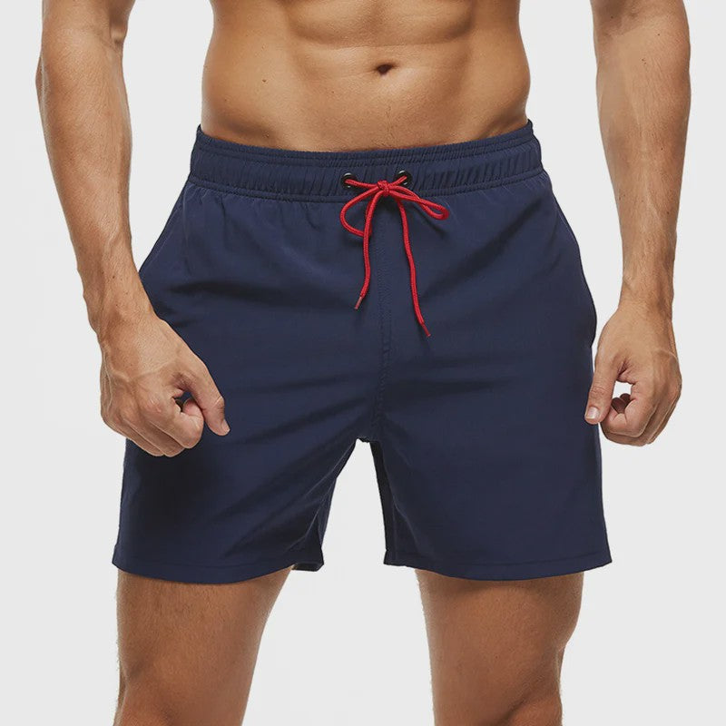 Heren Zwembroek Zomer Sportief Ademend met Elastische Tailleband, Mesh Voering en Zakken