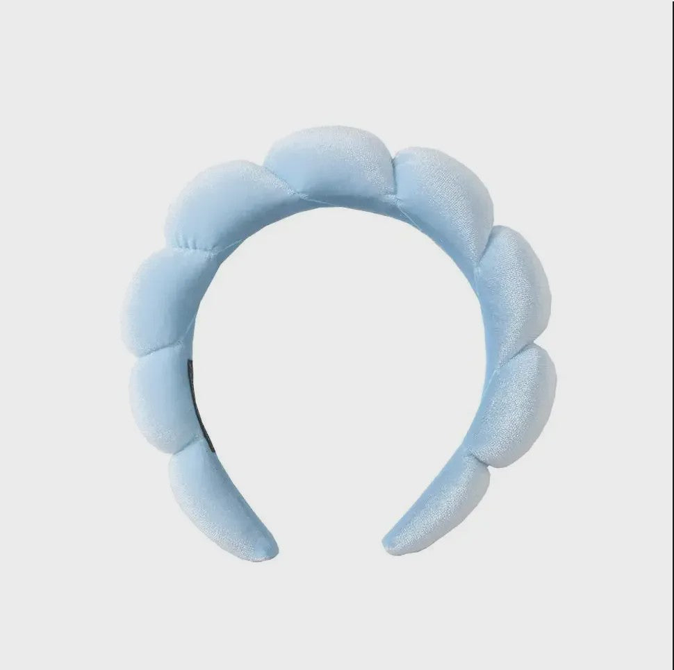 Cosmetische Puffy Hoofdband en Polsbandjes Set - Microfiber voor Gezichtswas & Make-up
